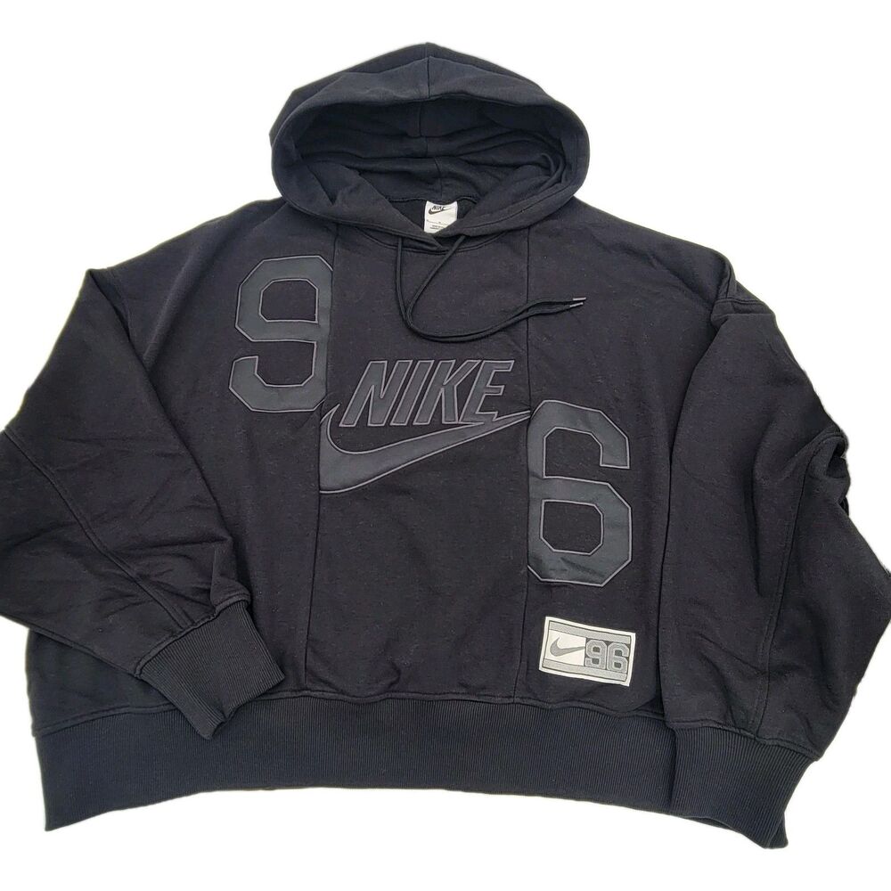 Nike Sportswear Circa 96 Fleece Hoodie Pullover Women's Size MED DV8086-051 NWOT